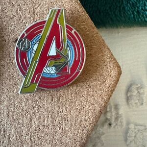 Disney Red and Silver Avengers Pin Hidden Mickey